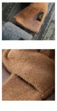 High Quality Men Scarf Winter Imitation Mohair Cashmere Muffler  Outdoor Leisure Warm Knit Soft Simple Shawl Male Japanese Teen