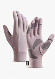 Non-slip Cycling Gloves Anti-slip Gloves Touch Screen Gloves Black Gray Winter Gloves Liners High Elasticity Wrist Cuffs