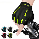 GEL Half Finger Cycling Gloves Bicycle Bike Outdoor Sports Gloves Liquid Silicone Non-slip Breathable