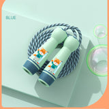 Lightweight Jump Rope Bamboo Beaded Skipping Rope Fabric Wire Gym Aerobic Exercise Sports Fitness For Kids Children Gift