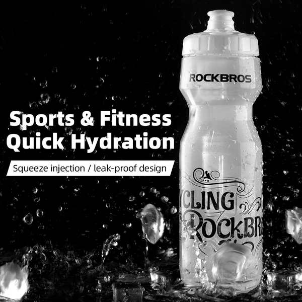 ROCKBROS Cycling Water Bottle Mountain Bike Bicycle Water Drink Bottle Outdoor Sports Drinking Cup Large Capacity
