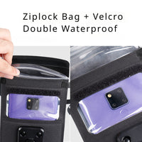 Bicycle Cell Phone Bag Holder Mountain Road Bike Mobile Phone Holder Bracket Pannier Handlebar Pouch Waterproof Touch Screen Cycling Equipment