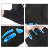 GEL Half Finger Cycling Gloves Bicycle Bike Outdoor Sports Gloves Liquid Silicone Non-slip Breathable