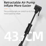 Portable Mini Cycling Bicycle Pump MTB Mountain Road Bike Tire Tyre Ballon Inflator Hand Air Pump