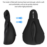 Silicone Gel Bicycle Saddle Cover MTB Road Bike Seat Cover Cushion With Rain Cover Comfort Soft  Anti-slip Shockproof