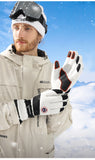 Winter Ski Gloves Men Women Electric Car Riding Non-slip Waterproof Touch Screen Gloves Padded Warm SK29