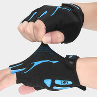 GEL Half Finger Cycling Gloves Bicycle Bike Outdoor Sports Gloves Liquid Silicone Non-slip Breathable