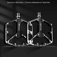 Aluminum Alloy 3 Bearings Bicycle Pedals  MTB Mountain Road BMX Bike Flat Pedals Anti-slip