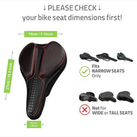 Thickened Silicone GEL Bicycle Saddle Cover Mountain Bike Seat Cover Cushion Comfortable Soft