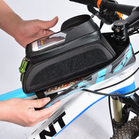 ROCKBROS Cycling Bicycle Frame Bag MTB Road Bike Front Top Tube Bag Phone Bag Holder Rainproof Touch Screen Bike Accessories