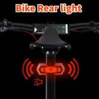 40LED Remote Control Bike Light Turn Signals  MTB Bicycle Taillights Rear Light Lamp Indicator USB Rechargeable Bike Accessories