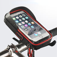 Cycling Motorcycle Bicycle Bag MTB Mountain Road Bike Front Handlebar Bag Phone Bag Case Holder Bracket Waterproof Rainproof Touch Screen