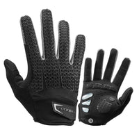 ROCKBROS GEL Full Finger Cycling Gloves Sports MTB Bike Bicycle Gloves Autumn Winter Windproof Touch Screen Shockproof