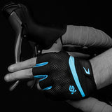 Cycling Gloves Shockproof Breathable Half Finger Road Bike Mountain Bike MTB Gloves Outdoor Sports Anti-sweat Anti-slip Bicycle Gloves For Men Women