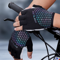 Half Finger Cycling Gloves Outdoor Sports Gloves Bicycle Bike Glove Breathable Anti-slip Anti-sweat Anti-shock Men Women