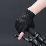 ROCKBROS Cycling Gloves Bike Bicycle Outdoor Sport Gloves Touch Screen Breathable Anti-slip Elasticity Men Women Driving Hiking