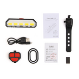 Cycling MTB Bike Light Turn Signals Bicycle Tail Light Rear Lamp Remote Control Indicator LED USB Rechargeable