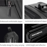 ROCKBROS 1.7L Bicycle Seatpost Bag MTB Road Bike Rear Tail Bag Waterproof Large Capatity Hard Shell Bike Accessories