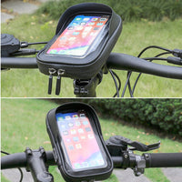 Cycling Motorcycle Bicycle Bag MTB Mountain Road Bike Front Handlebar Bag Phone Bag Case Holder Bracket Waterproof Rainproof Touch Screen