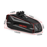 3D Hard Shell Bicycle Bike Saddle Bag Cycling Seatpost Bag RearTail Bag Waterproof Reflective