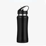 304 Stainless steel Sports Water Bottle with Straw Fitness Cycling Bike Gym Travel Drinking Water Bottle Cup Jug