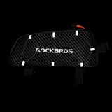 ROCKBROS Cycling Bicycle Frame Bag MTB Road Bike Front Top Tube Bag Pannier Waterproof Reflective Large Capacity Ultralight