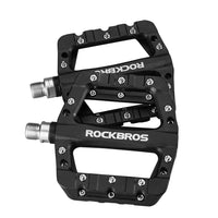 ROCKBROS Ultralight Nylon Bicycle Flat Pedals BMX MTB Road Bike Platform Pedals Seal Bearings