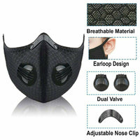 Cycling Masks Face Coving Face Mask Outdoor Sport Masks MTB Mountain Bike Road Bike Skiing Running Mask with Changeable Filter