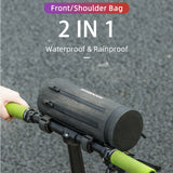 ROCKBROS Cycling Bicycle Handlebar Bag Shoulder Bags Backpack MTB Road Bike Front Tube Bag Pannier Large Capacity Waterproof