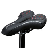 GEL Bicycle Saddle MTB Mountain Road Bike Seat Cushion PU Leather Comfortable Shockproof