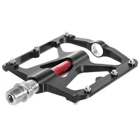 3 Bearings Bicycle Pedals Mountain Road Bike Pedals Platform Flat Alloy 9/16" Pedals Non-Slip