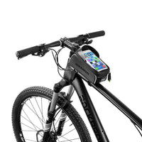 Bicycle Bag MTB Road Bike Front Frame Bag Cell Mobil Phone Case Waterproof Touch Screen Cycling Top Tube Bag