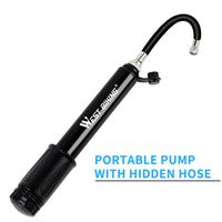 Bicycle Pump Mini Portable MTB Road Bike Pump Cycling Inflator Presta Schrader Valve Hose Pumps Bicycle Accessories