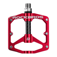 ROCKBROS Aluminum Alloy Bicycle Flat Pedals MTB Road Bike e-Bike City Bike BMX Platform Pedals Non-slip Seal Bearing Dustproof