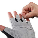 ROCKBROS Half Finger Cycling Gloves MTB Road Bike Bicycle Sports Gloves Shockproof Wear Resistant Breathable  Men Women