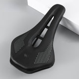 Comfortable Bicycle Saddle Mountaibn Road Bike Seat Cushion Pad Wear-resistant PU Leather Hollow