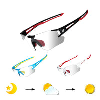 Cycling Photochromic Glasses UV400 Outdoors Sports Sunglasses Bicycle Mens Frameless Glasses Goggles Technical Eyewear