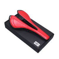 Ergonomics Leather + Carbon Fiber Bicycle Saddle Mountain Road Bike Saddle Seat Cushion Ultralight Comfortable