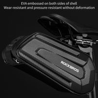 ROCKBROS 1.7L Bicycle Seatpost Bag MTB Road Bike Rear Tail Bag Waterproof Large Capatity Hard Shell Bike Accessories