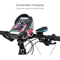 Bicycle Bag 6.0inch Touch Screen Cell Phone Mobil Phone Bag Cycling Top Tube Handlebar Bag Pouch Waterproof