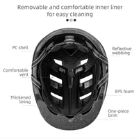 ROCKBROS Cycling Helmet Electric Bicycle Motocycle MTB Road Bike City E-Bike Sport Helmet Men Women Ultralight Integrally-molded