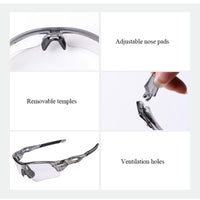 Photochromic Cycling Glasses Bike Bicycle Glasses MTB Sports Men's Sunglasses Cycling Eyewear Protection Goggles Outdoor Sports