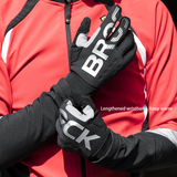 ROCKBROS Full Finger Cycling Gloves Bicycle Bike Outdoor Sport Gloves Shockproof Wear Resistant SBR Windproof Breathable Warm Men Women