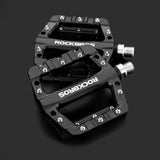 ROCKBROS Ultralight Nylon Bicycle Flat Pedals BMX MTB Road Bike Platform Pedals Seal Bearings