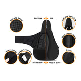 Silicone Gel Bike Saddle Cover Comfort Soft MTB Road Bike Cushion Seat Cover With Rain Cover Anti-slip Shockproof