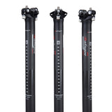 3K Full Carbon Fiber Bicycle Seatpost Mountain Road Bike MTB Seat Post 27.2/30.8/31.6mm*350/400mm