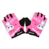 Half Finger Children Cycling Gloves Outdoor Sports  Bicycle Bike Gloves Kids Boys Girls