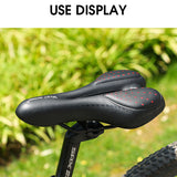 GEL Bicycle Saddle MTB Mountain Road Bike Seat Cushion PU Leather Comfortable Shockproof