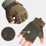 Army Military Fingerless Tactical Gloves Fitness Gym Men Women Antiskid Anti-Slip Cycling Half Finger Gloves