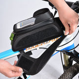 ROCKBROS Cycling Bicycle Frame Bag MTB Road Bike Front Top Tube Bag Phone Bag Holder Rainproof Touch Screen Bike Accessories